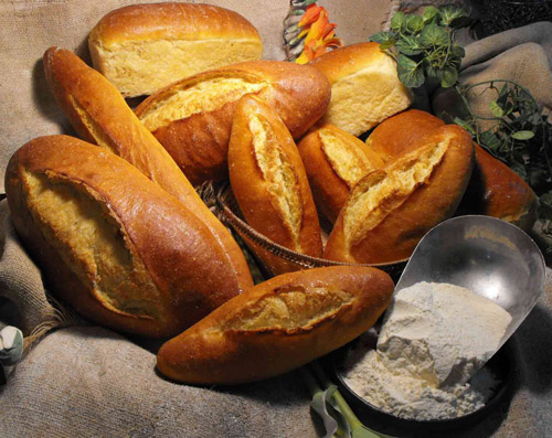 Organic kamut wheat bread