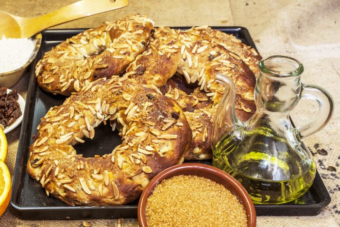 Andalusian whole spelt and oil sweet bread