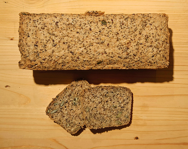 Pan de sarraceno y almendra